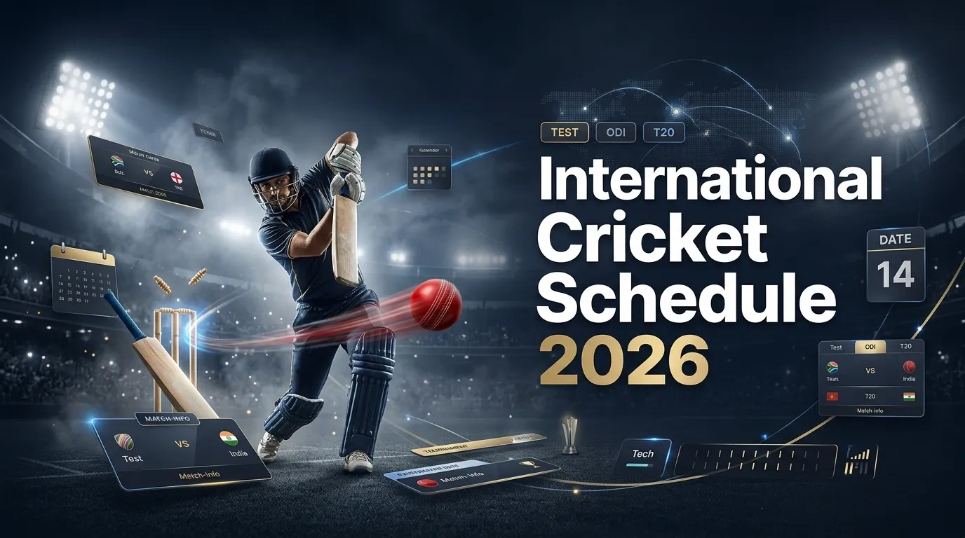 Cricket Schedule 2026: Tests, ODIs and T20Is
